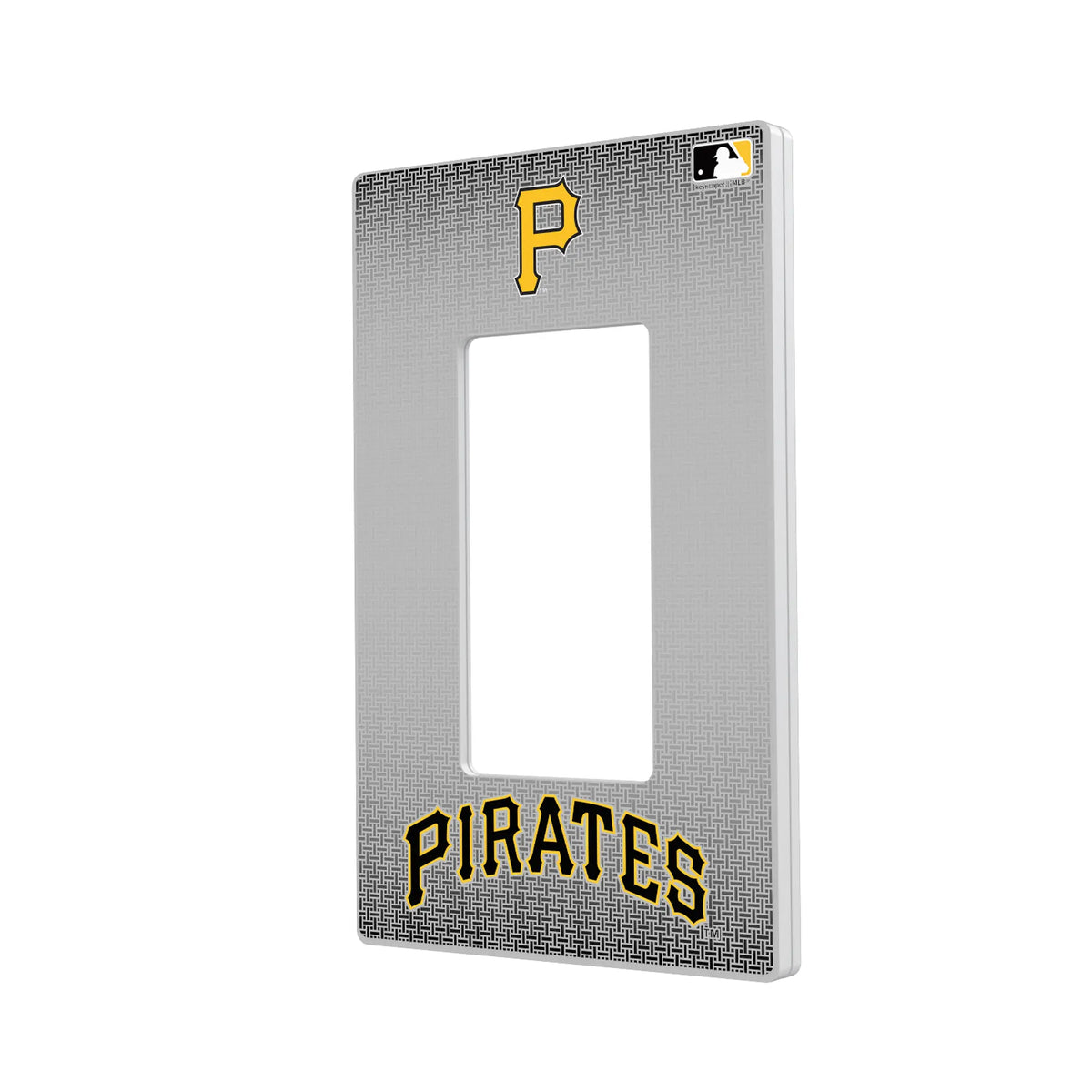 Pittsburgh Pirates Linen Hidden-Screw Light Switch Plate#Style_Single Rocker