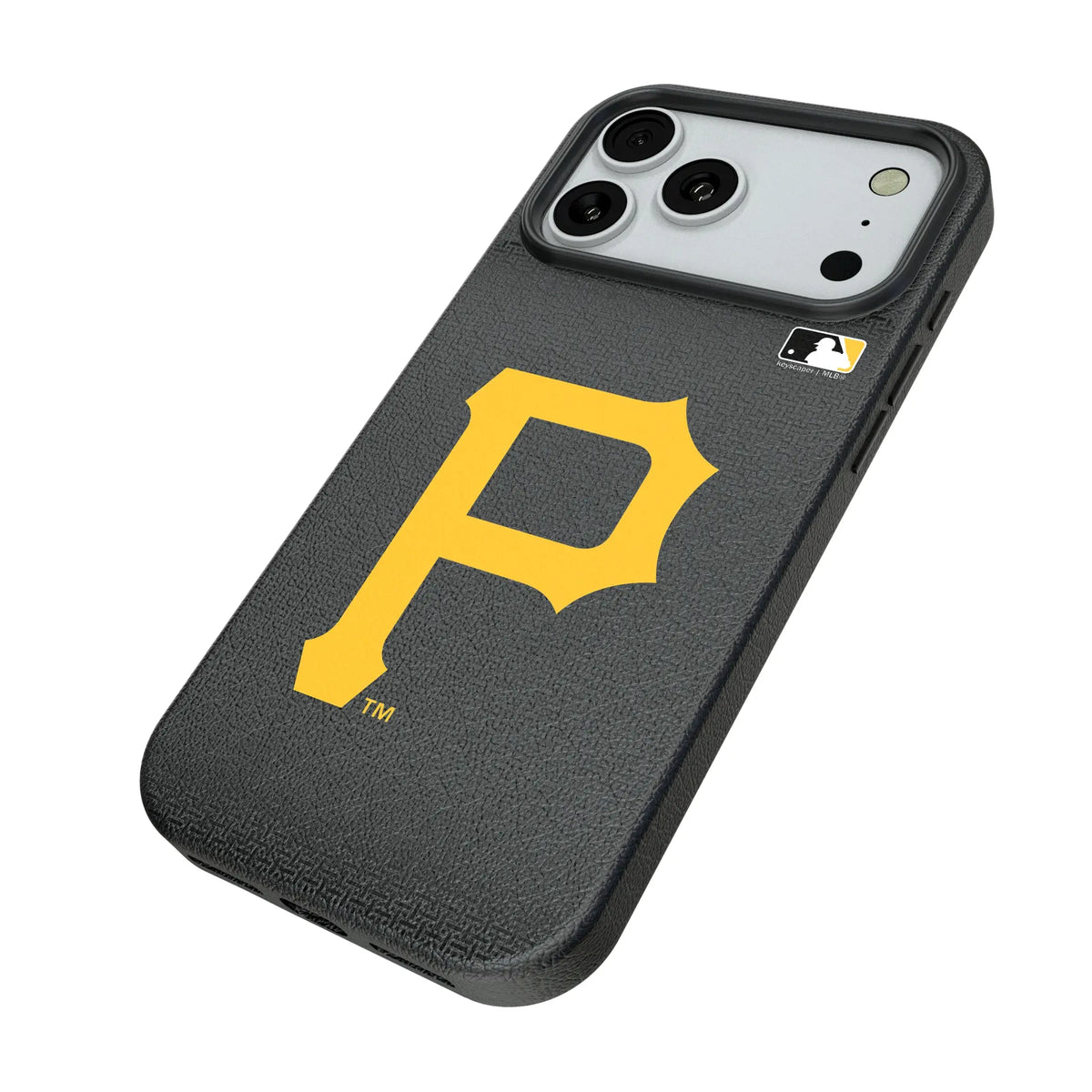 Pittsburgh Pirates Linen iPhone MagSafe Compatible Phone Case for Apple iPhone - Isometric View#Device_iPhone 18 Pro Max