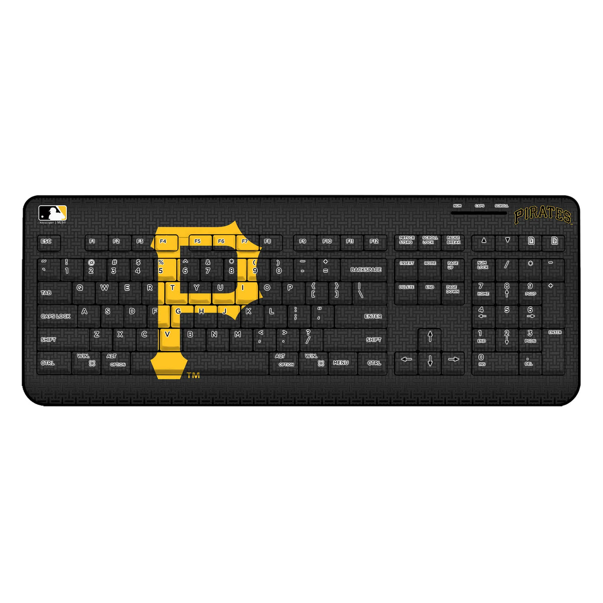 Pittsburgh Pirates Linen Wireless USB Keyboard