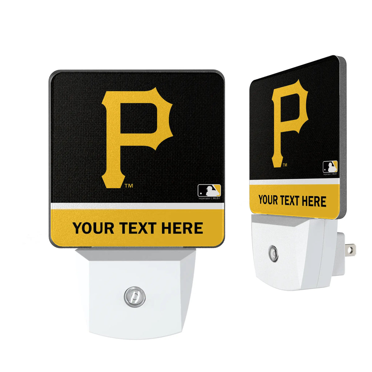 Pittsburgh Pirates Personalized Endzone Solid Night Light 2-Pack