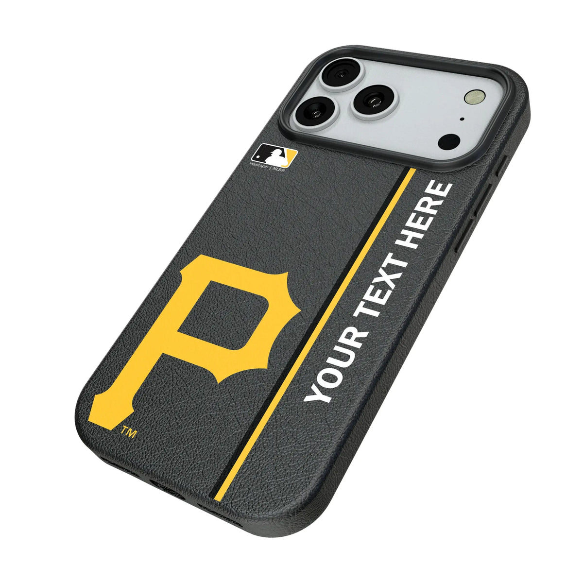 Pittsburgh Pirates Personalized Sidebard iPhone MagSafe Compatible Phone Case for Apple iPhone - Isometric View#Device_iPhone 18 Pro Max