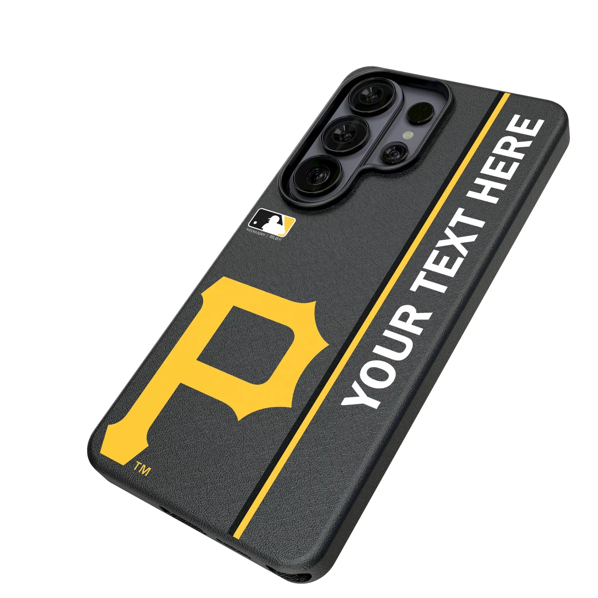 Pittsburgh Pirates Personalized Sidebard Galaxy MagSafe Compatible Phone Case for Samsung Galaxy - Isometric View#Device_Galaxy S26 Ultra