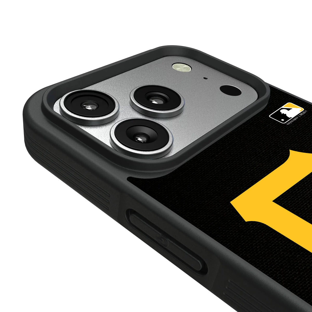 Pittsburgh Pirates Solid iPhone Bump Phone Case for Apple iPhone - Detail#Device_iPhone 17 Pro