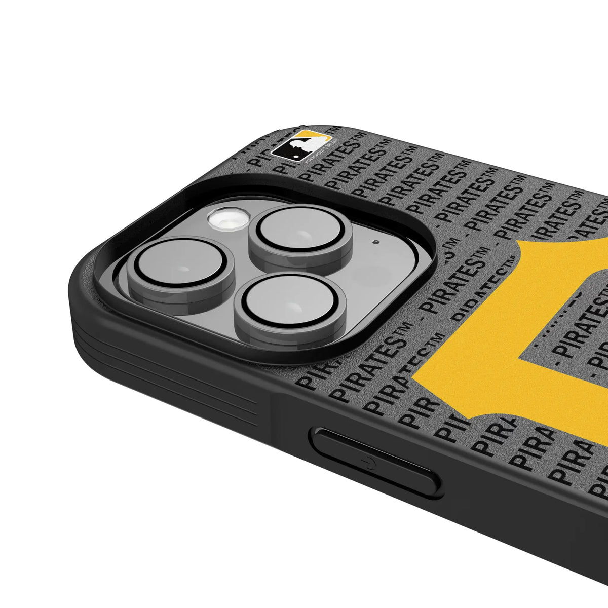 Pittsburgh Pirates Text Backdrop iPhone Bump Phone Case for Apple iPhone - Detail
