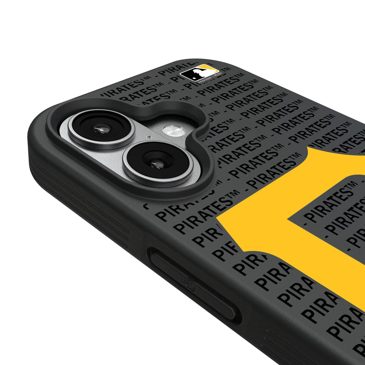 Pittsburgh Pirates Text Backdrop iPhone Bump Phone Case for Apple iPhone - Detail#Device_iPhone 17