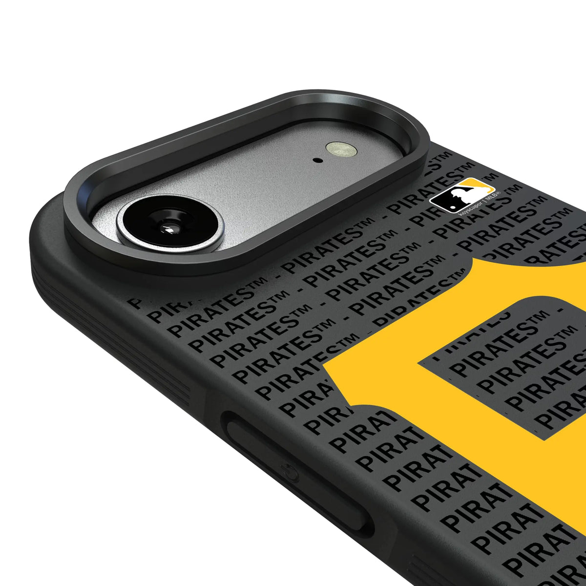 Pittsburgh Pirates Text Backdrop iPhone Bump Phone Case for Apple iPhone - Detail#Device_iPhone Air