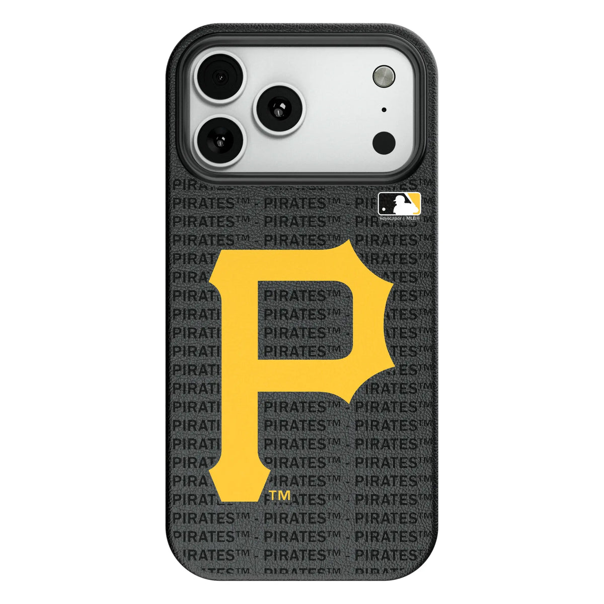 Pittsburgh Pirates Text Backdrop MagSafe Compatible Phone Case for Apple iPhone