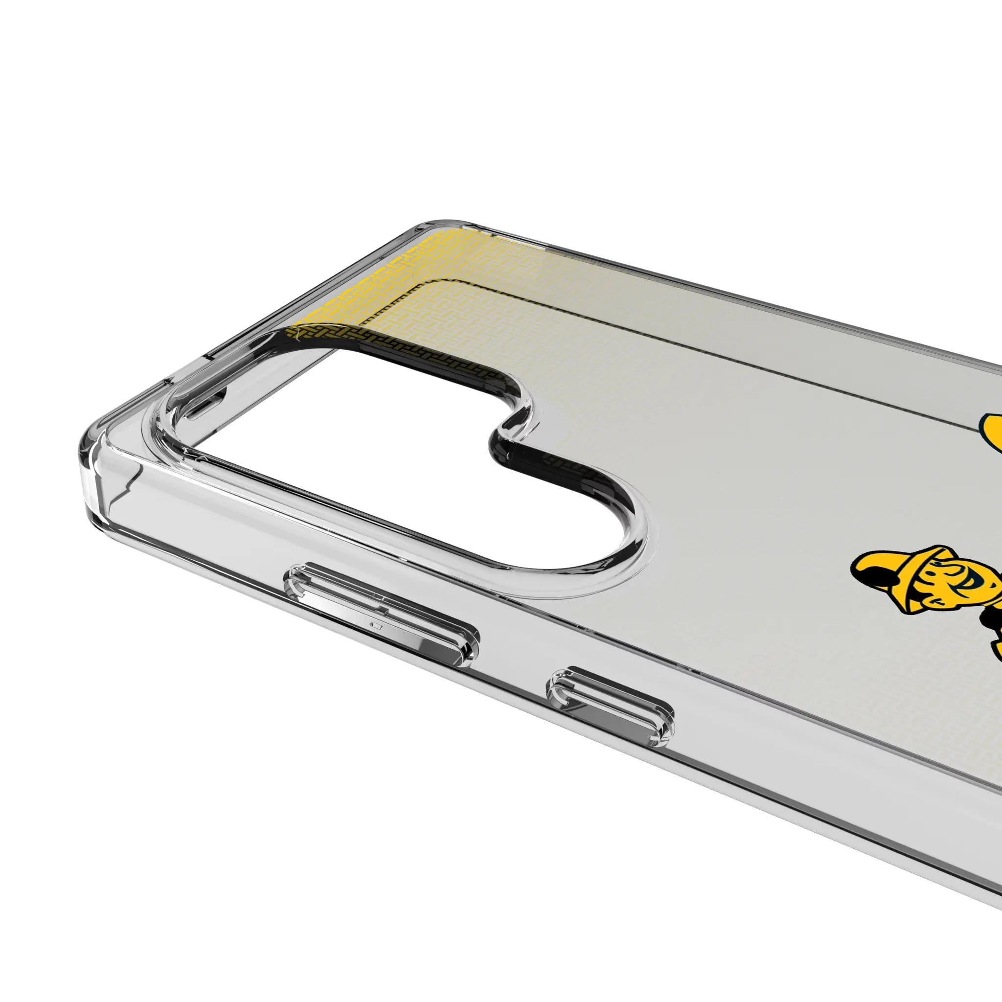 Pittsburgh Steelers 1961 Historic Collection Linen Galaxy Clear Phone Case for Samsung Galaxy - Detail#Device_Galaxy S25 Ultra
