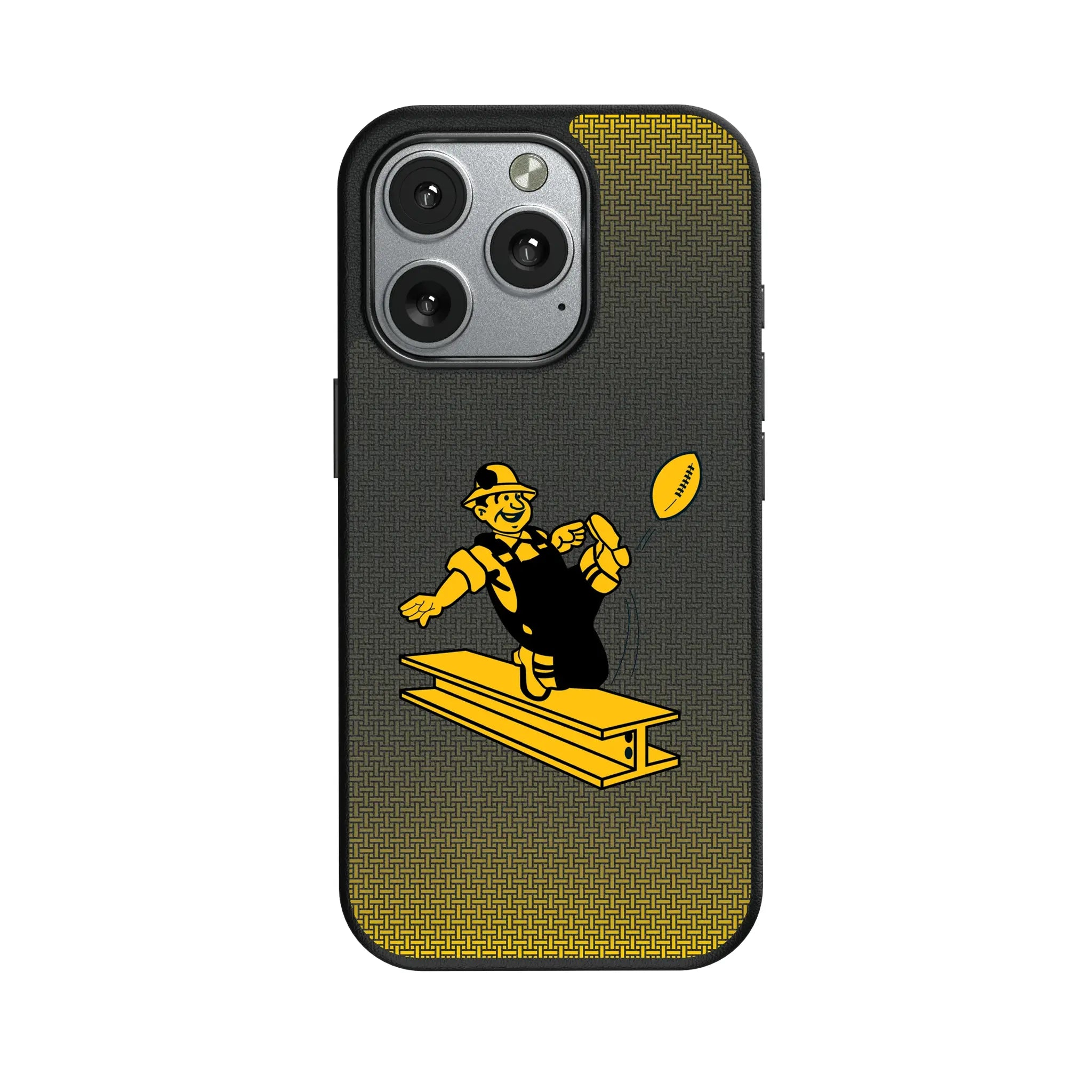 Pittsburgh Steelers 1961 Historic Collection Linen iPhone MagSafe Compatible Phone Case for Apple iPhone