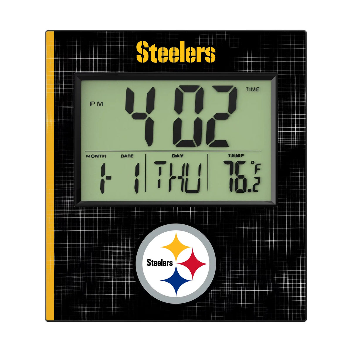 Pittsburgh Steelers Hatch Wall Clock