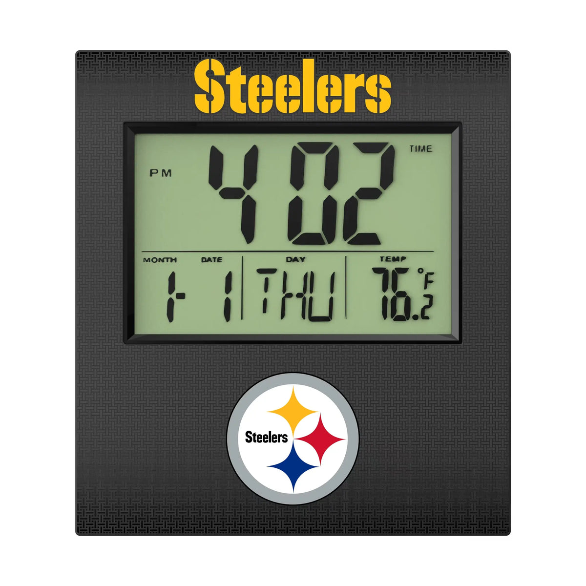 Pittsburgh Steelers Linen Wall Clock