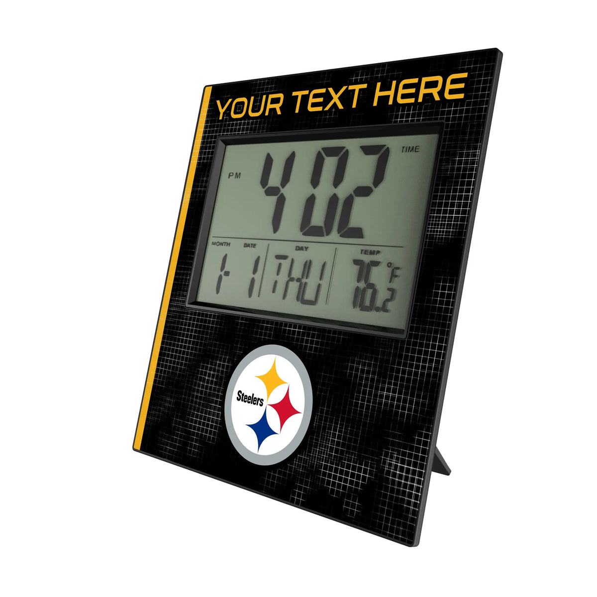 Pittsburgh Steelers Personalized Hatch Wall Clock