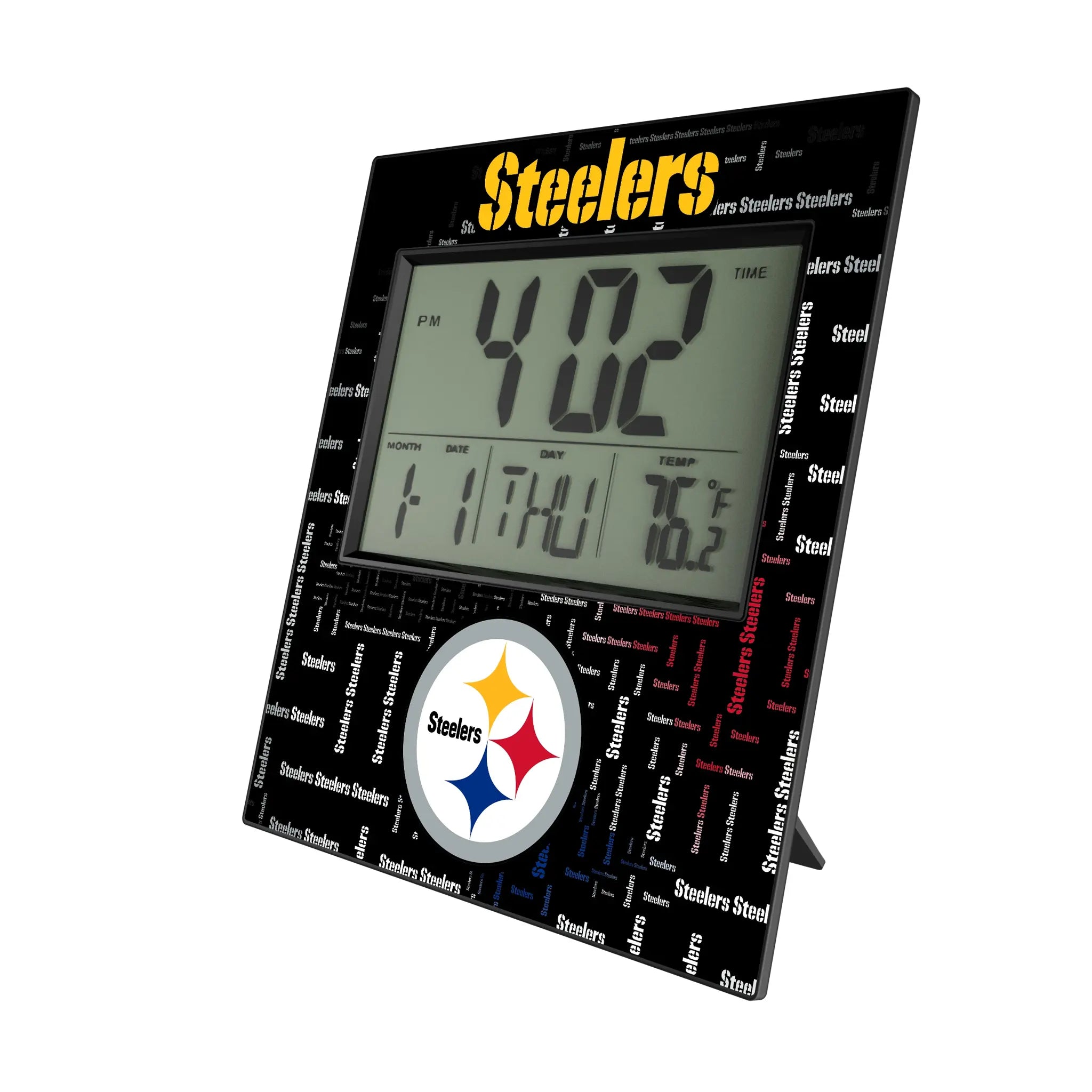 Pittsburgh Steelers Quadtile Wall Clock