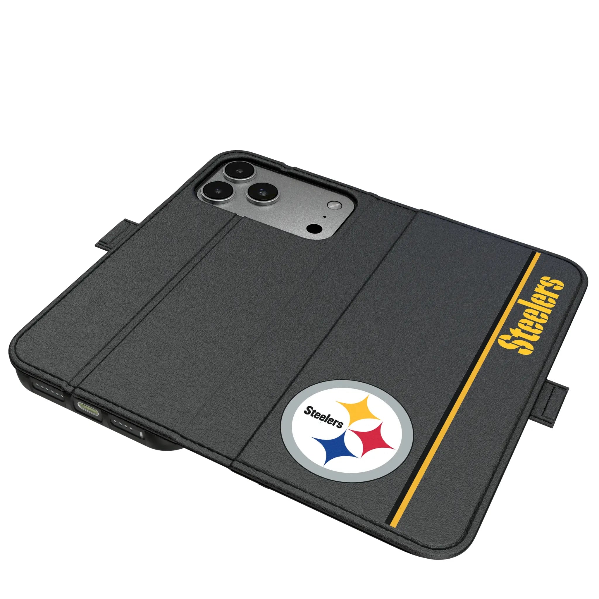 Pittsburgh Steelers Sidebar iPhone Folio Phone Case for Apple iPhone#Device_iPhone 17 Pro Max