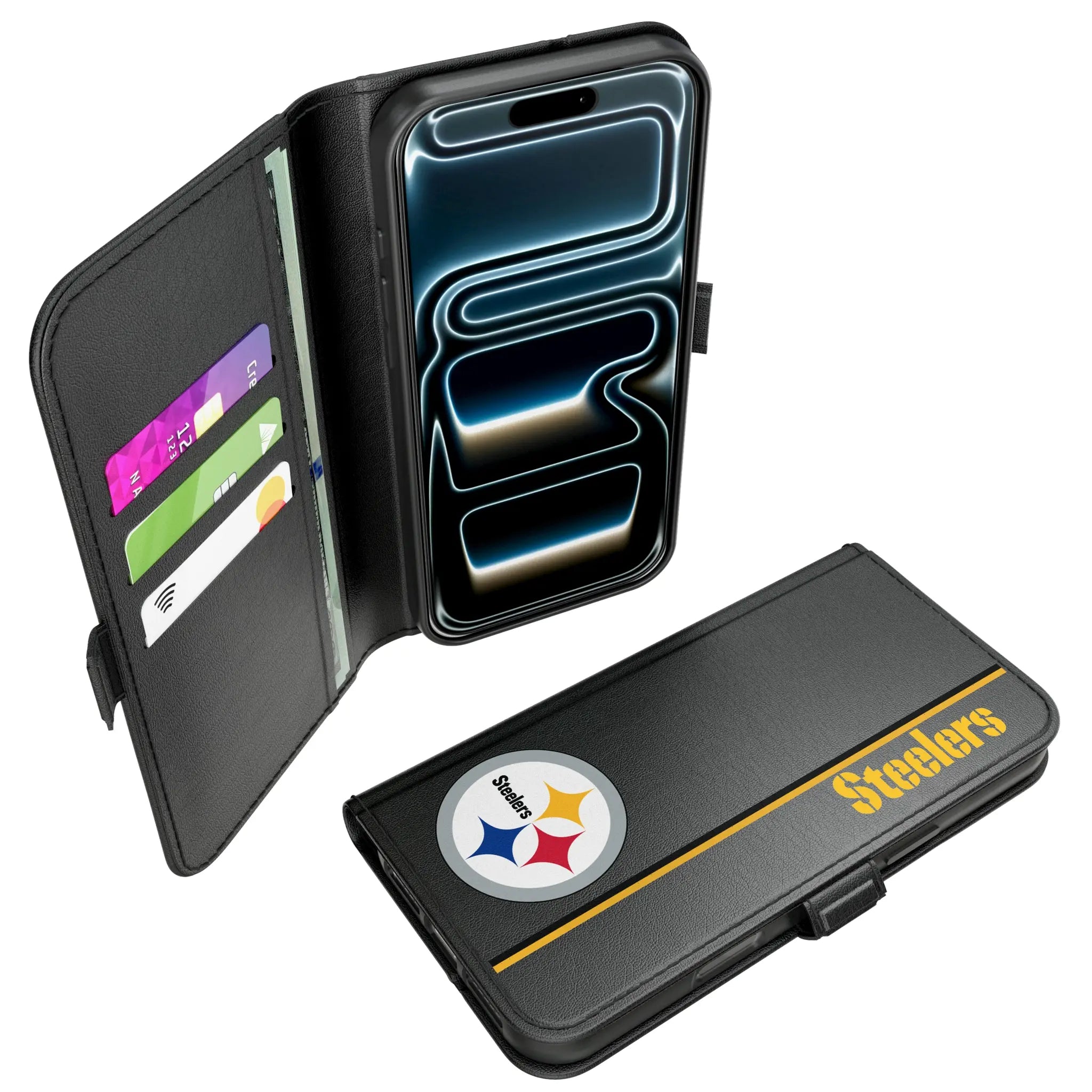Pittsburgh Steelers Sidebar iPhone Folio Phone Case for Apple iPhone#Device_iPhone 17 Pro Max
