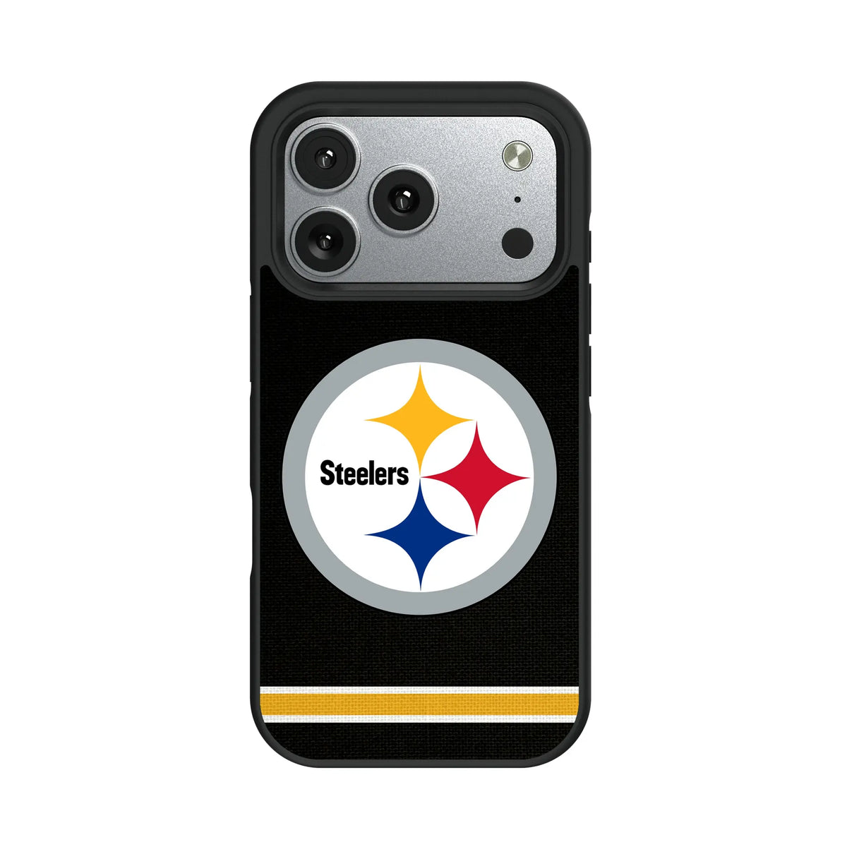 Pittsburgh Steelers Stripe iPhone Bump Phone Case for Apple iPhone#Device_iPhone 17 Pro