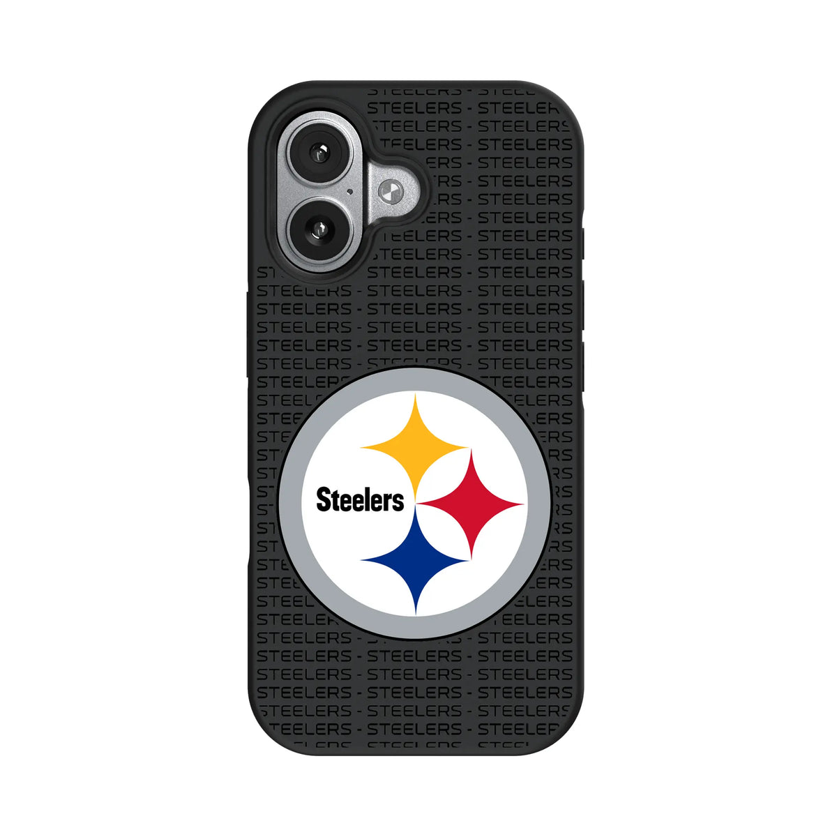 Pittsburgh Steelers Text Backdrop iPhone Bump Phone Case for Apple iPhone#Device_iPhone 17
