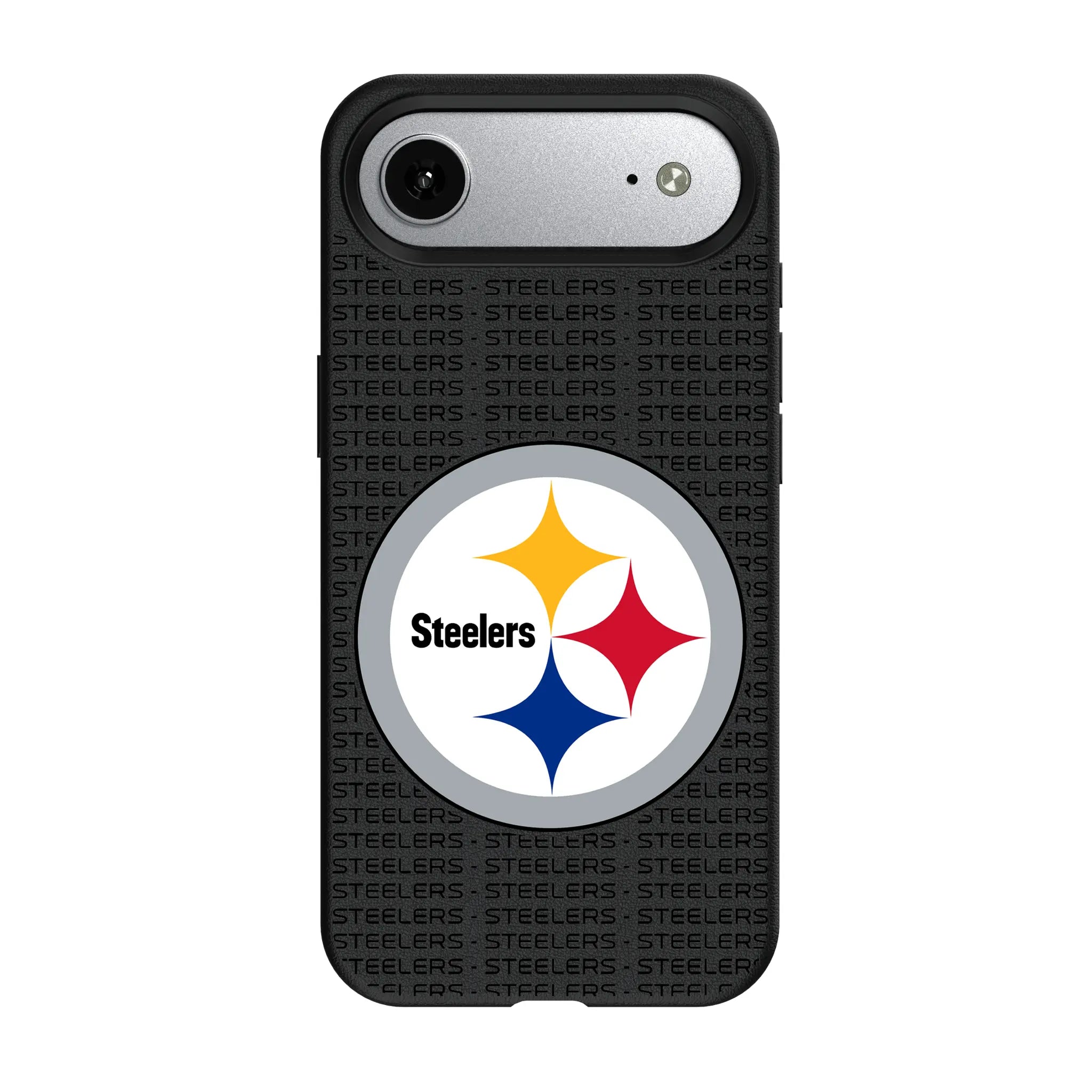 Pittsburgh Steelers Text Backdrop iPhone MagSafe Compatible Phone Case for Apple iPhone#Device_iPhone Air