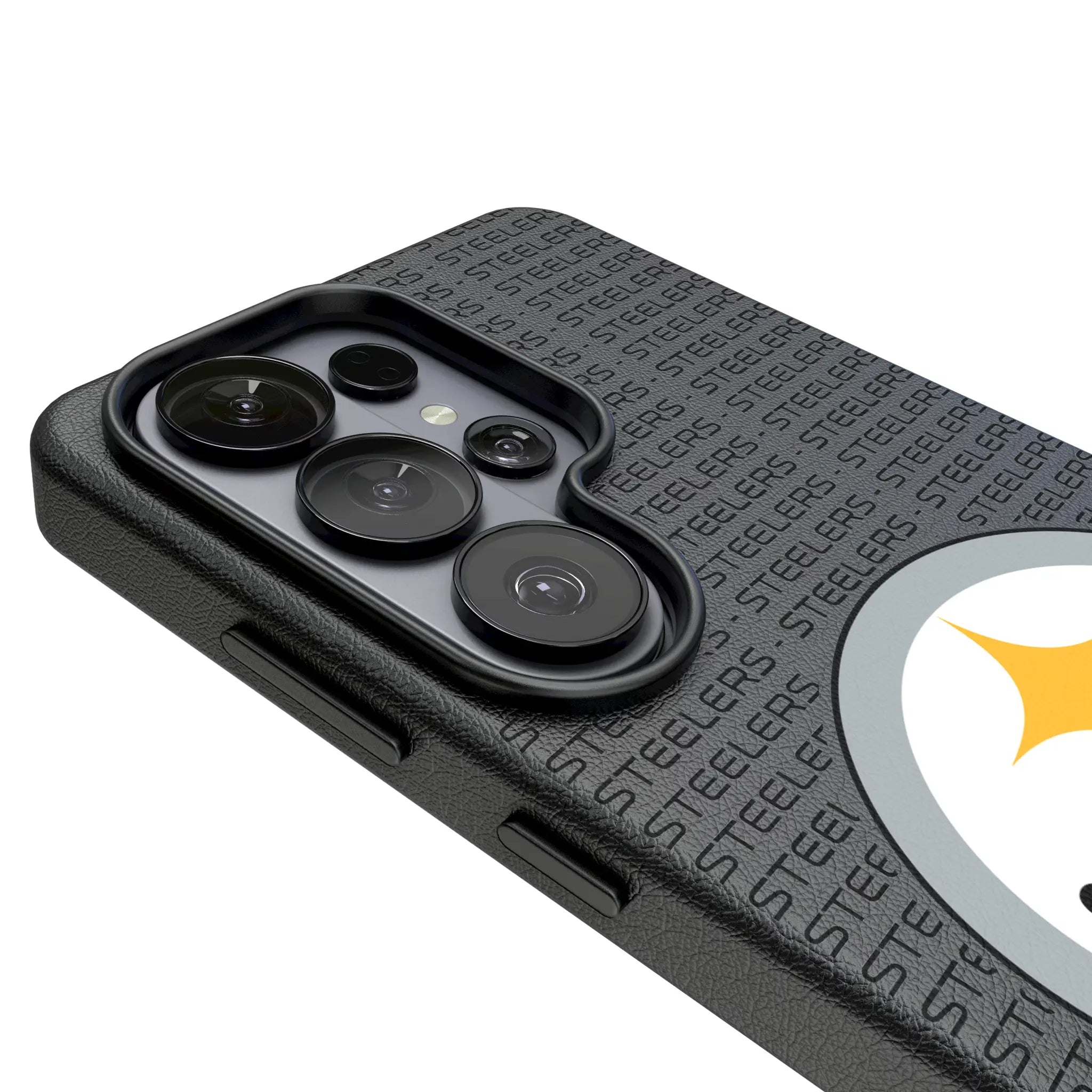 Pittsburgh Steelers Text Backdrop Galaxy MagSafe Compatible Phone Case for Samsung Galaxy - Detail#Device_Galaxy S26 Ultra