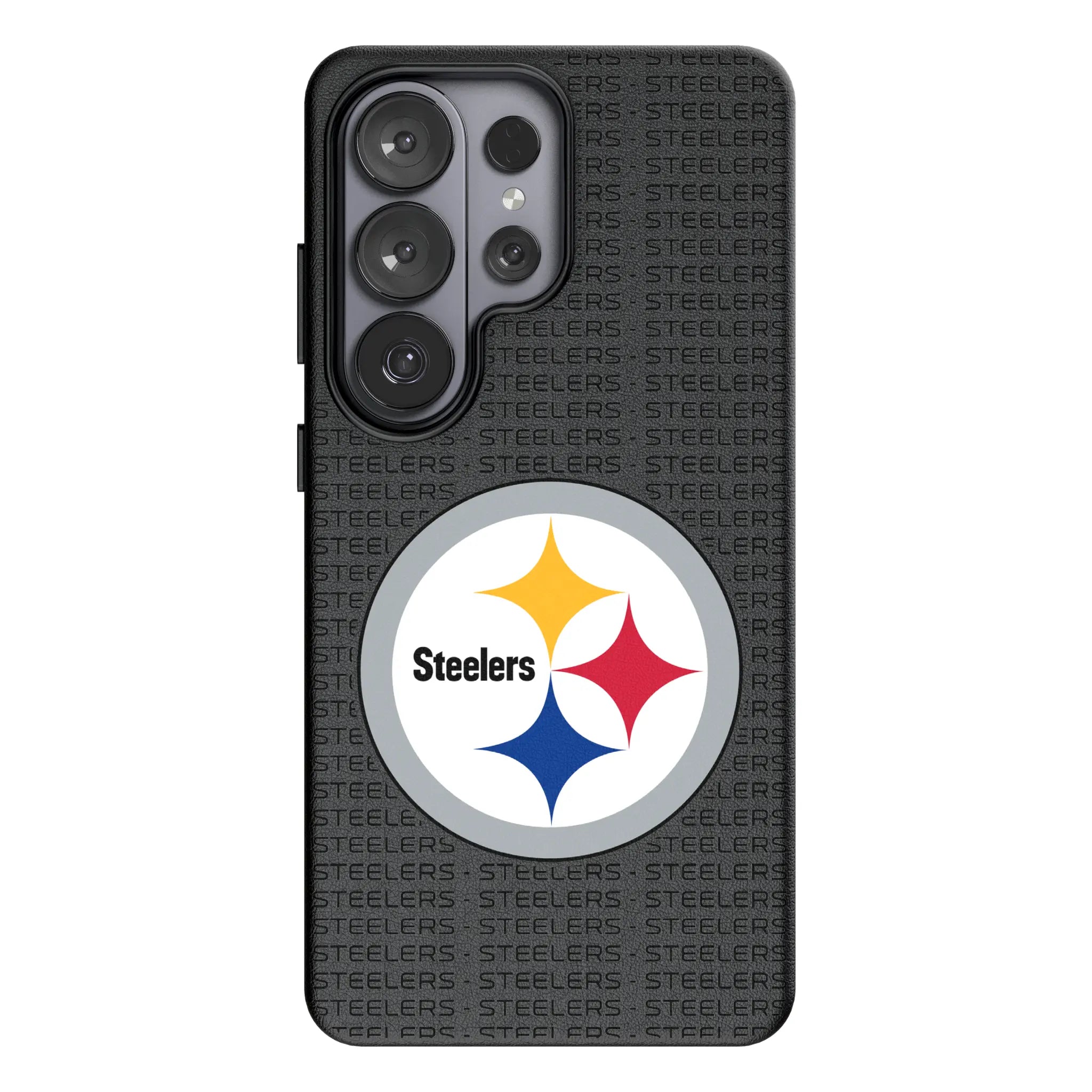 Pittsburgh Steelers Text Backdrop Galaxy MagSafe Compatible Phone Case for Samsung Galaxy#Device_Galaxy S26 Ultra