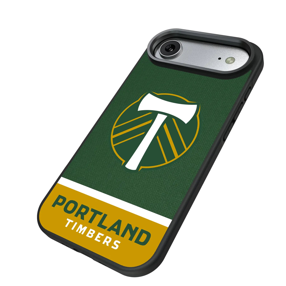 Portland Timbers Endzone Solid iPhone Bump Phone Case for Apple iPhone - Isometric View#Device_iPhone Air