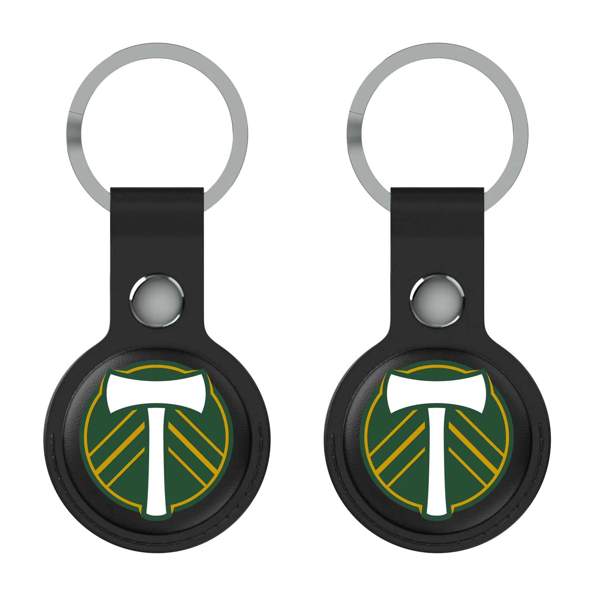 Portland Timbers Insignia AirTag Black Airtag Holder 2-Pack