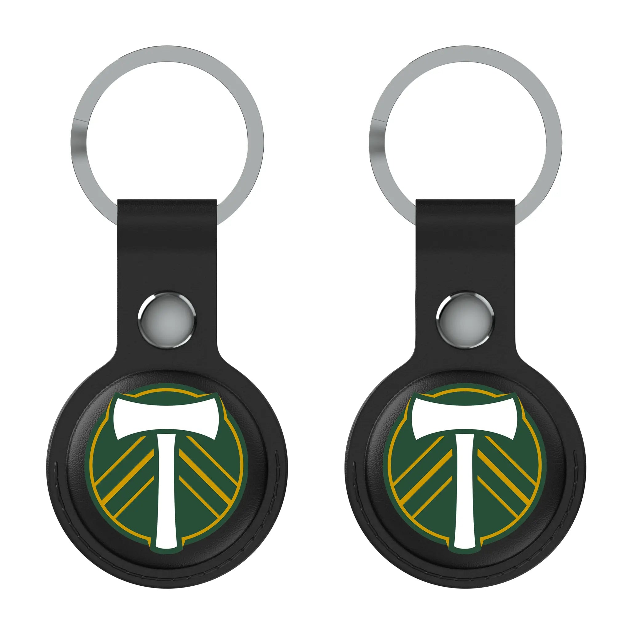 Portland Timbers Insignia AirTag Black Airtag Holder 2-Pack