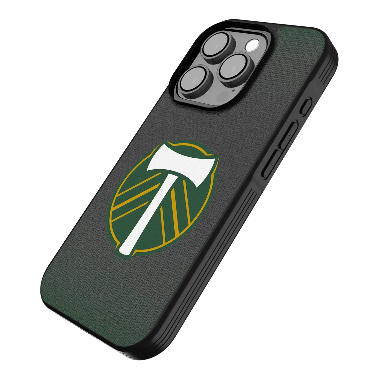 Portland Timbers Linen iPhone Bump Phone Case for Apple iPhone - Isometric View