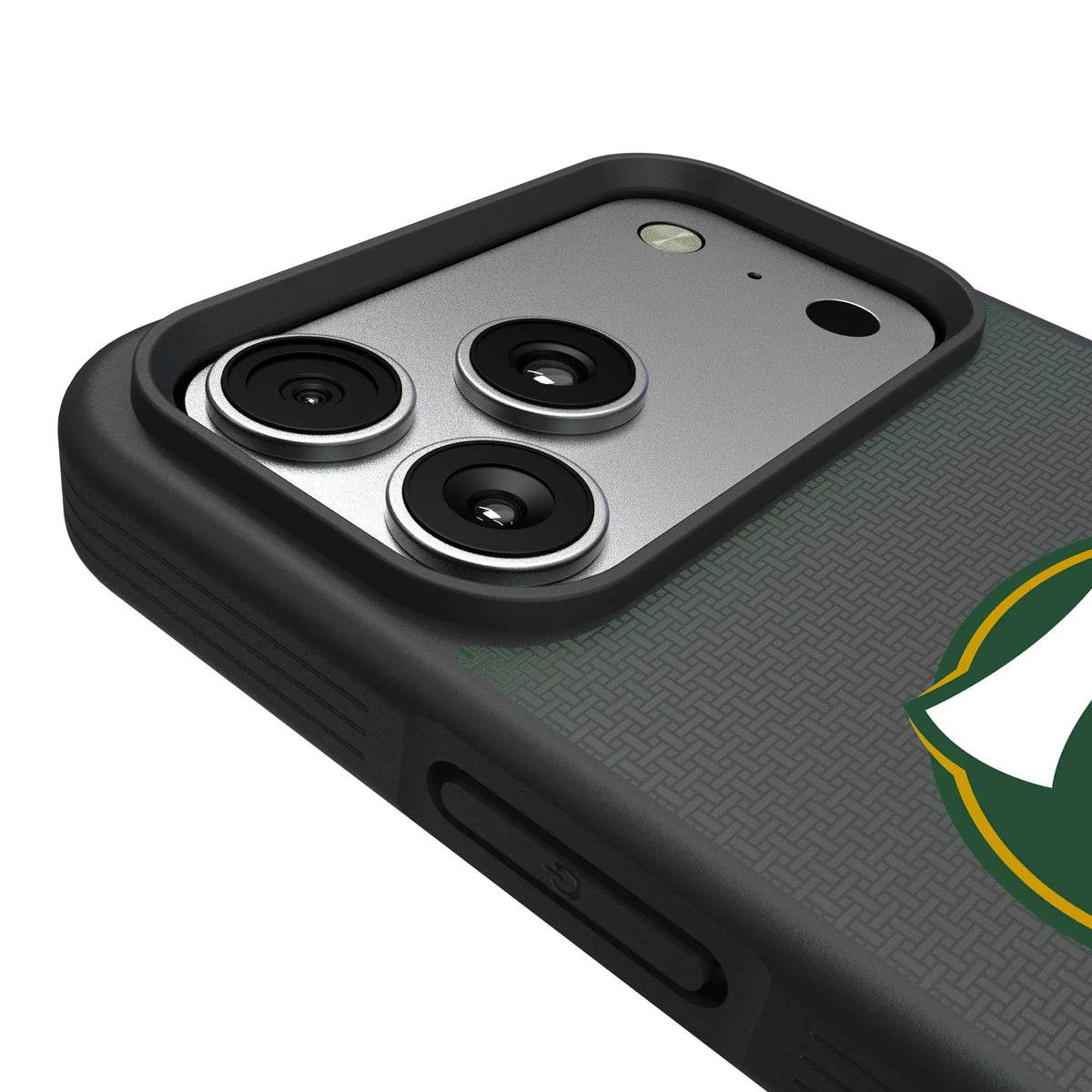 Portland Timbers Linen iPhone Bump Phone Case for Apple iPhone - Detail#Device_iPhone 17 Pro Max