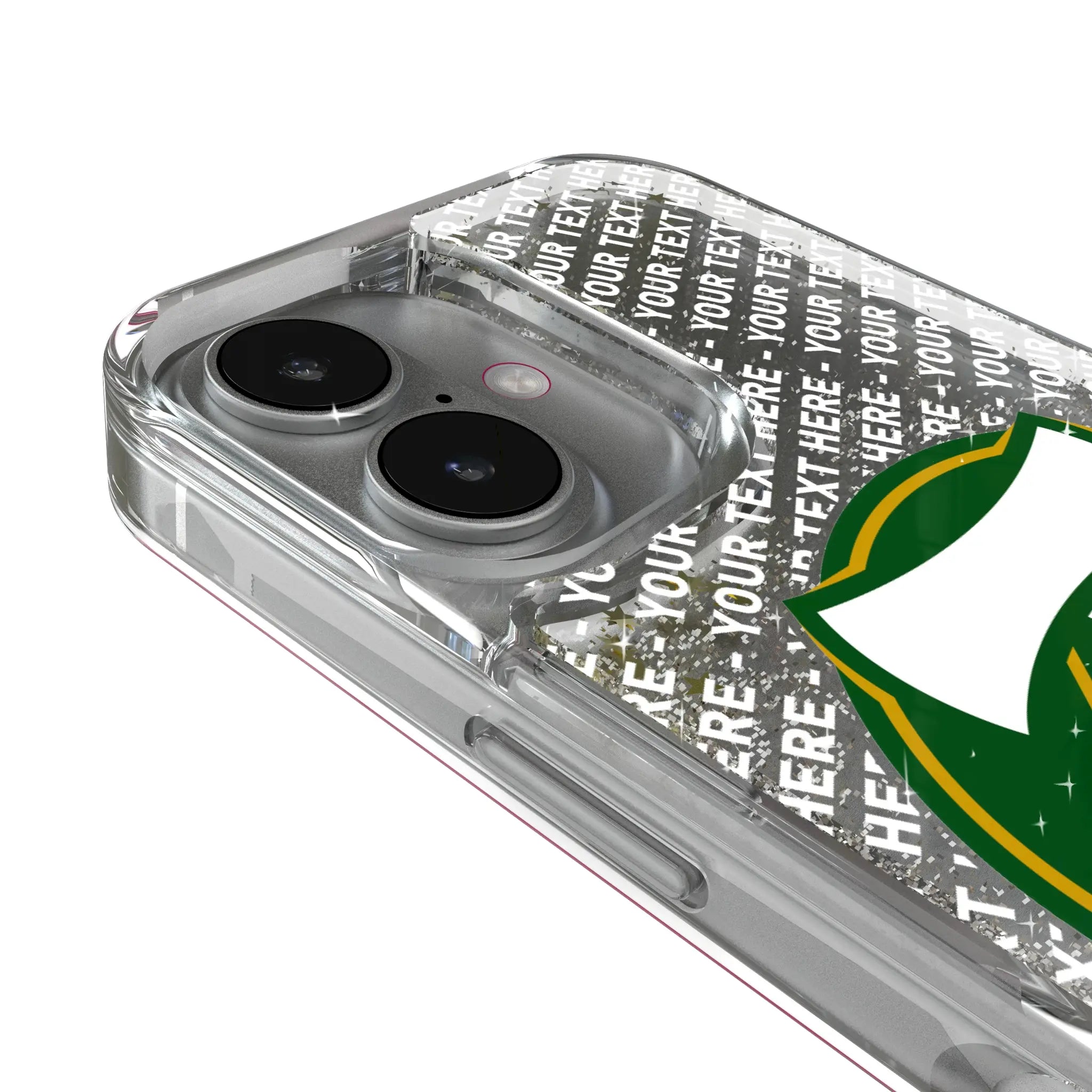 Portland Timbers Personalized EndZone Plus iPhone Glitter Phone Case for Apple iPhone - Detail
