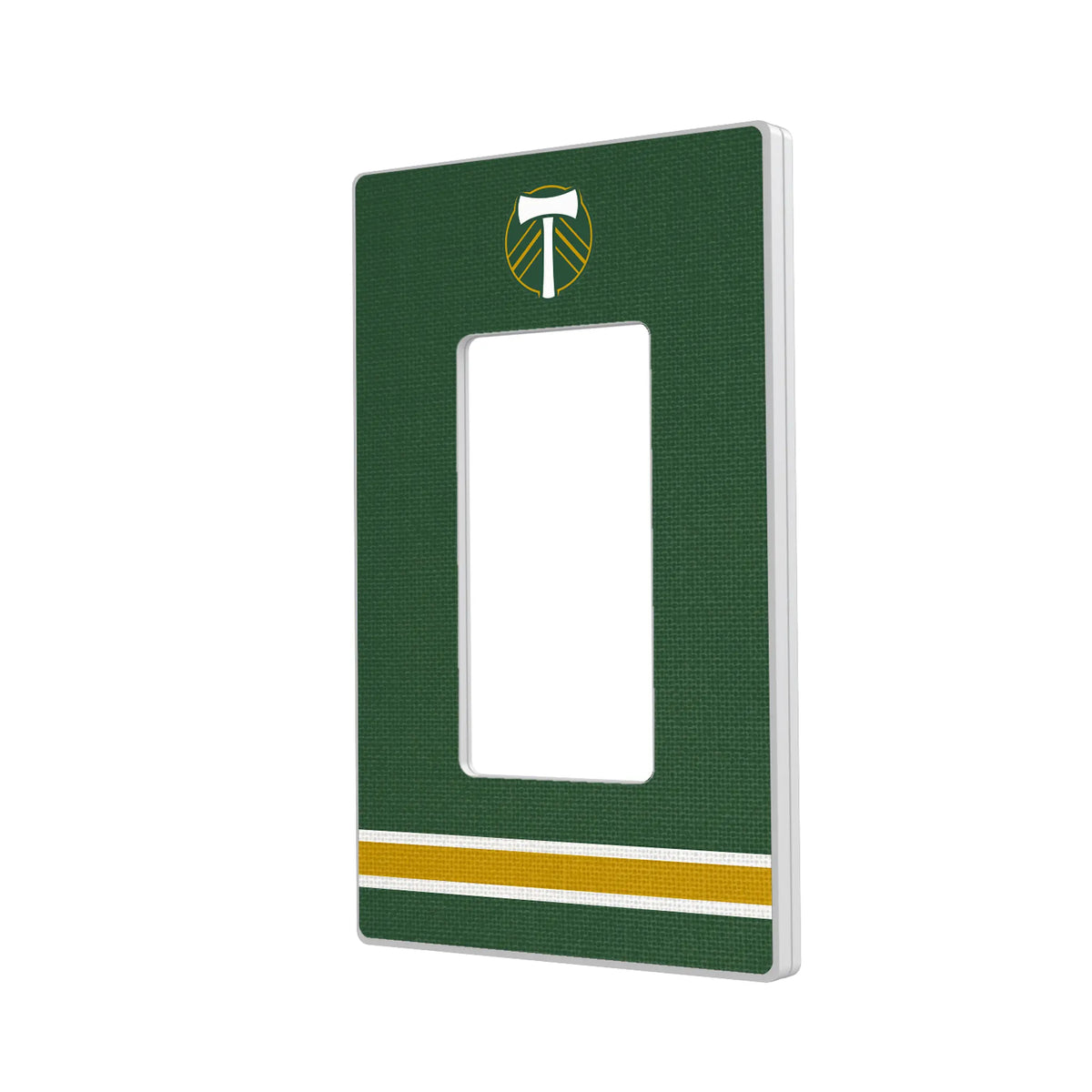 Portland Timbers Stripe Hidden-Screw Light Switch Plate#Style_Single Rocker