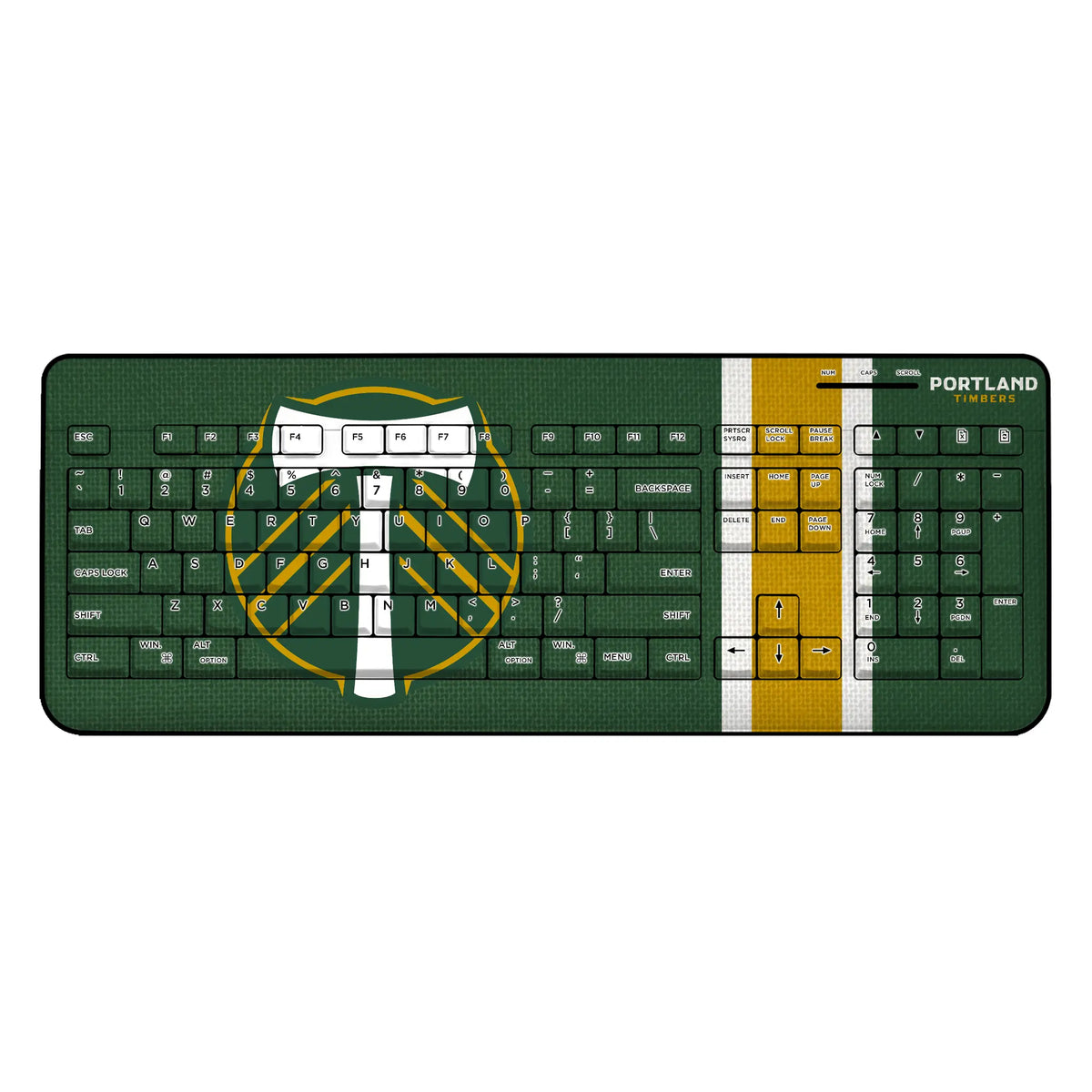 Portland Timbers Stripe Wireless USB Keyboard