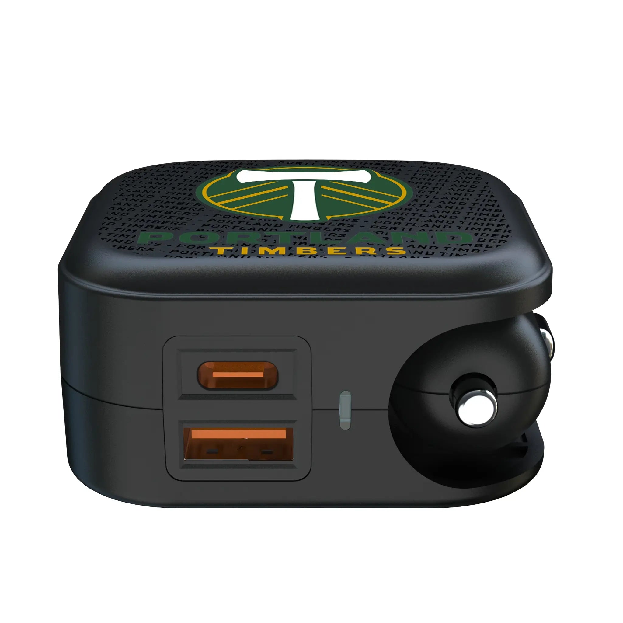 Portland Timbers Text Backdrop 2 in 1 USB A/C Charger