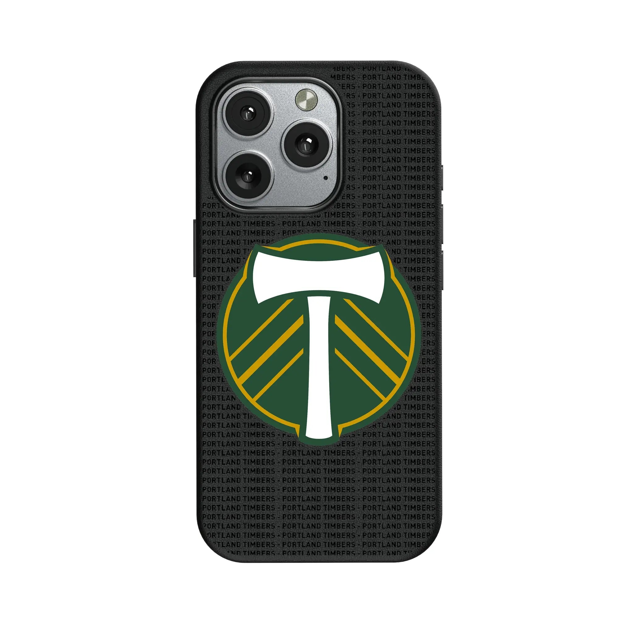 Portland Timbers Text Backdrop iPhone MagSafe Compatible Phone Case for Apple iPhone