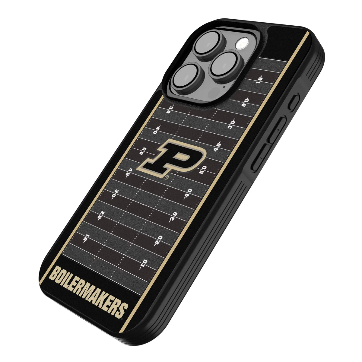 Purdue University Boilermakers Field iPhone Bump Phone Case for Apple iPhone - Isometric View