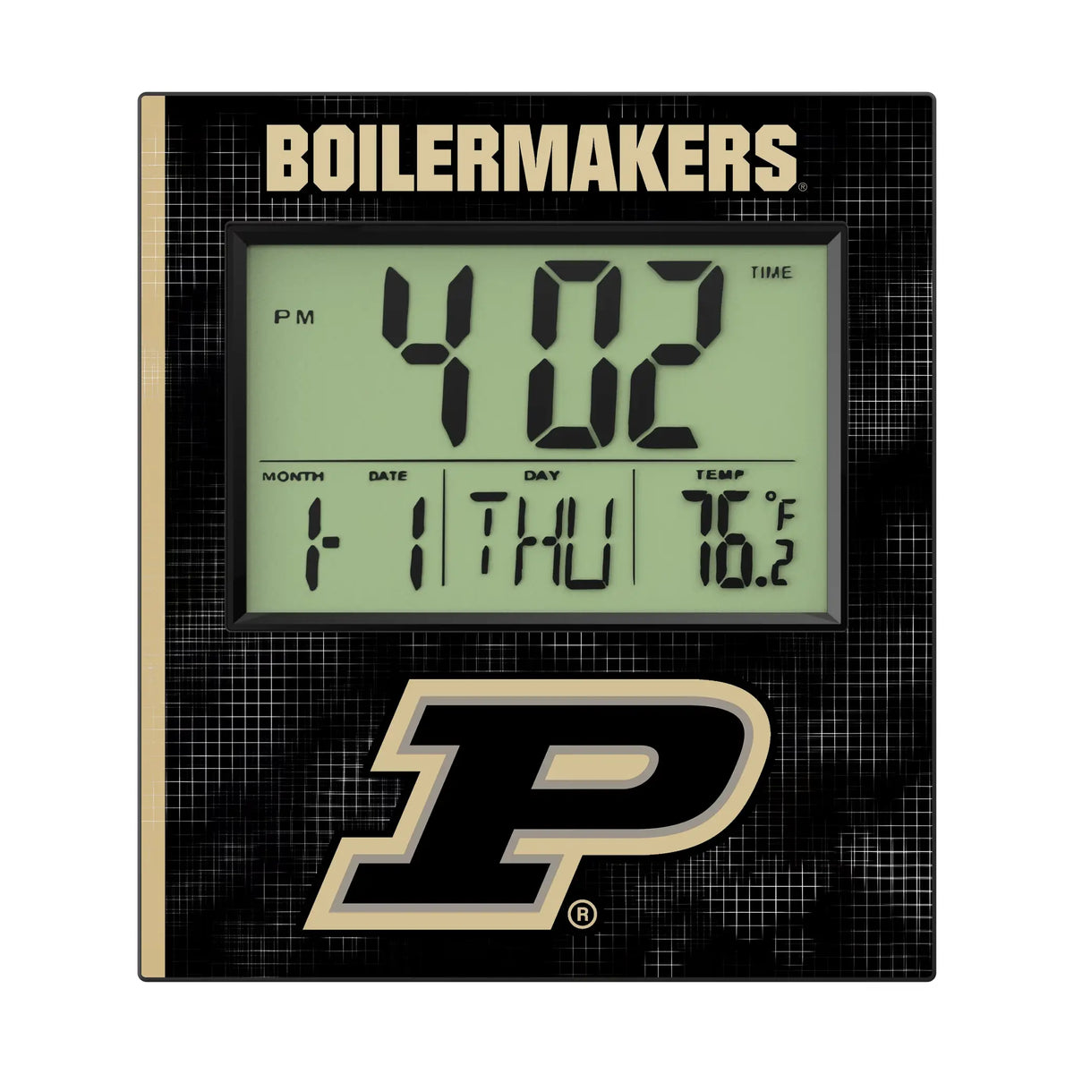 Purdue University Boilermakers Hatch Wall Clock