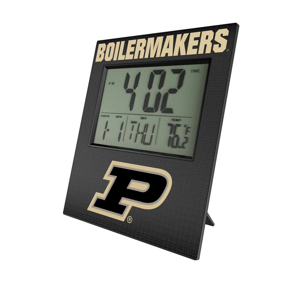 Purdue University Boilermakers Linen Wall Clock