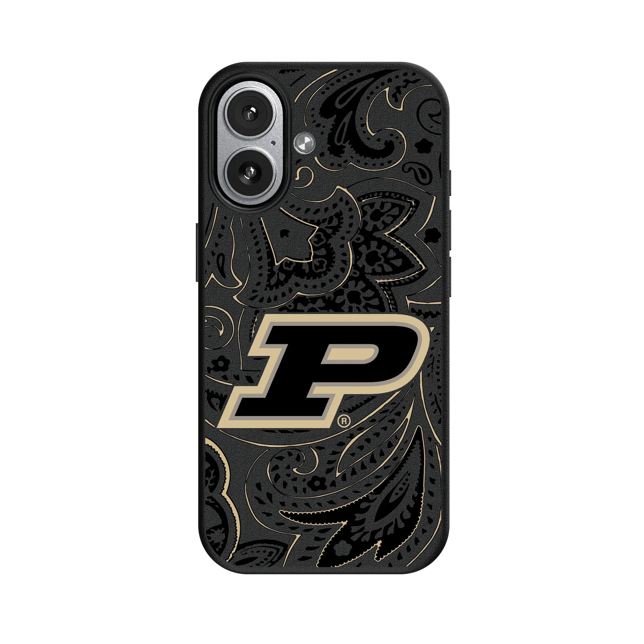 Purdue University Boilermakers Paisley iPhone MagSafe Compatible Phone Case for Apple iPhone#Device_iPhone 17