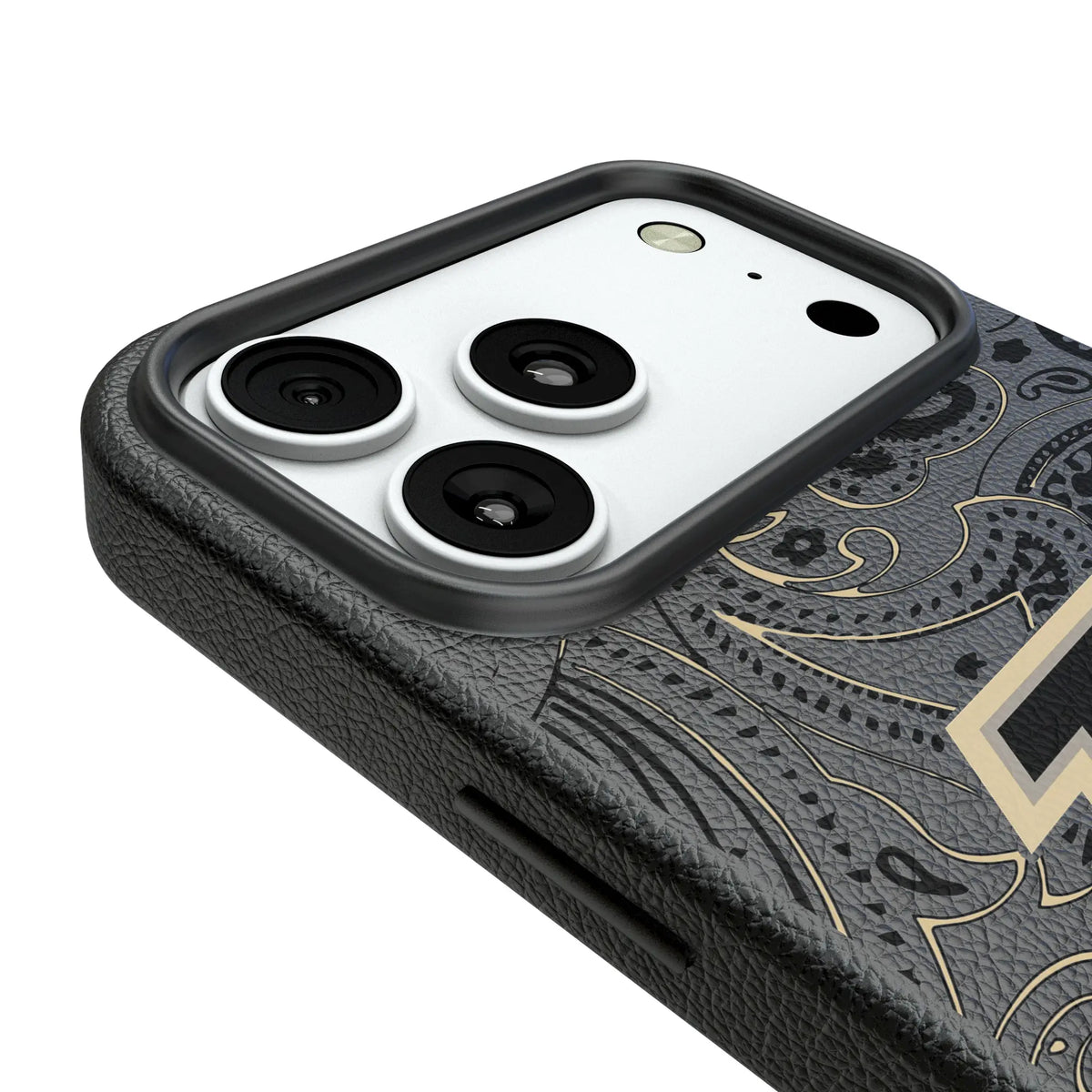 Purdue University Boilermakers Paisley iPhone MagSafe Compatible Phone Case for Apple iPhone - Detail#Device_iPhone 18 Pro Max