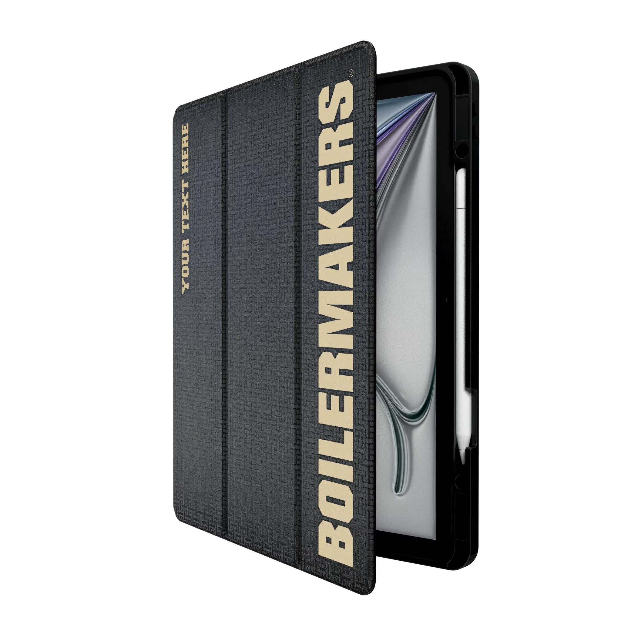 Purdue University Boilermakers Personalized Linen iPad Tablet Case for Apple iPad