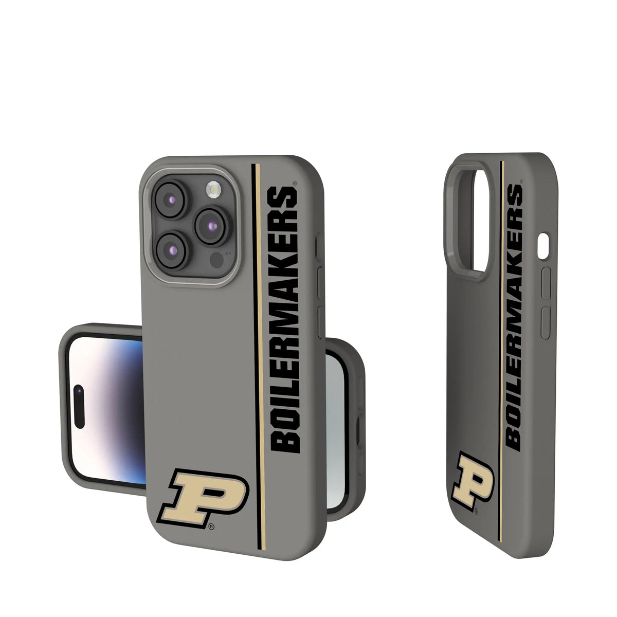 Purdue University Boilermakers Sidebar iPhone Soft Touch Phone Case for Apple iPhone