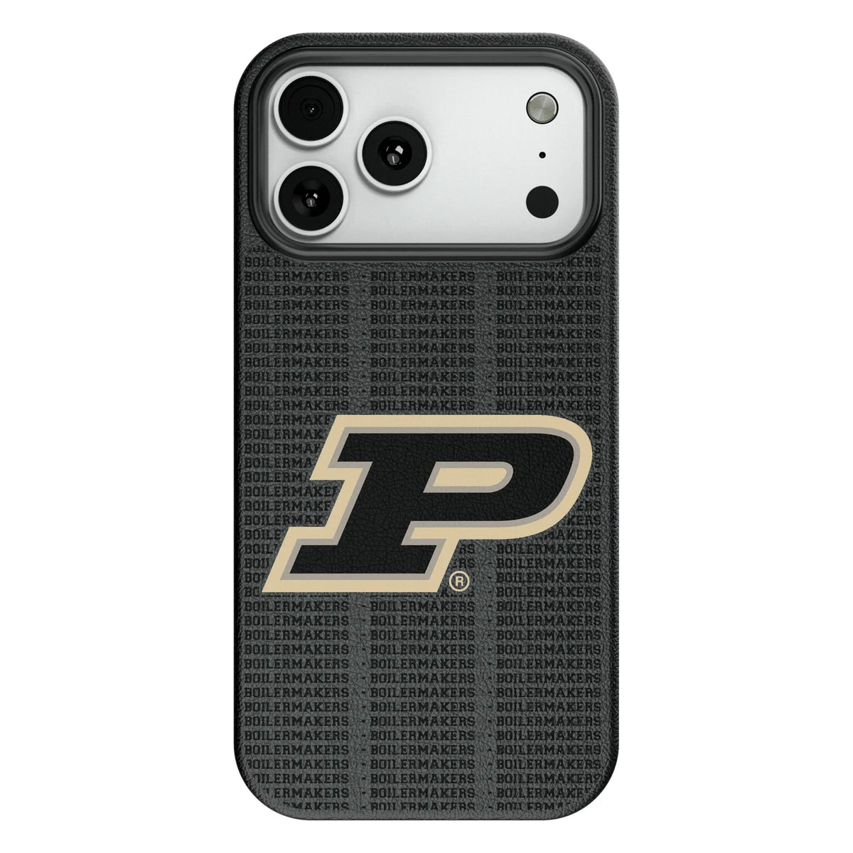 Purdue University Boilermakers Text Backdrop MagSafe Compatible Phone Case for Apple iPhone