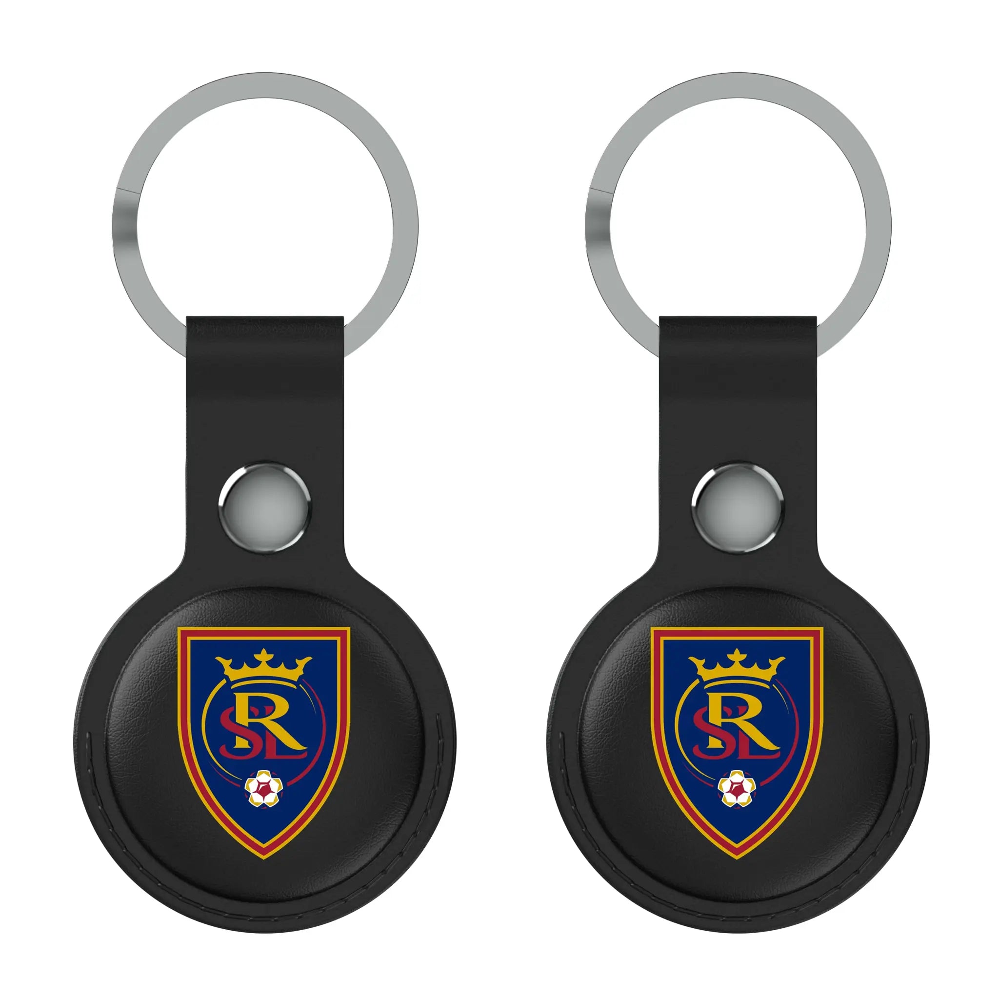 Real Salt Lake Insignia AirTag Black Airtag Holder 2-Pack