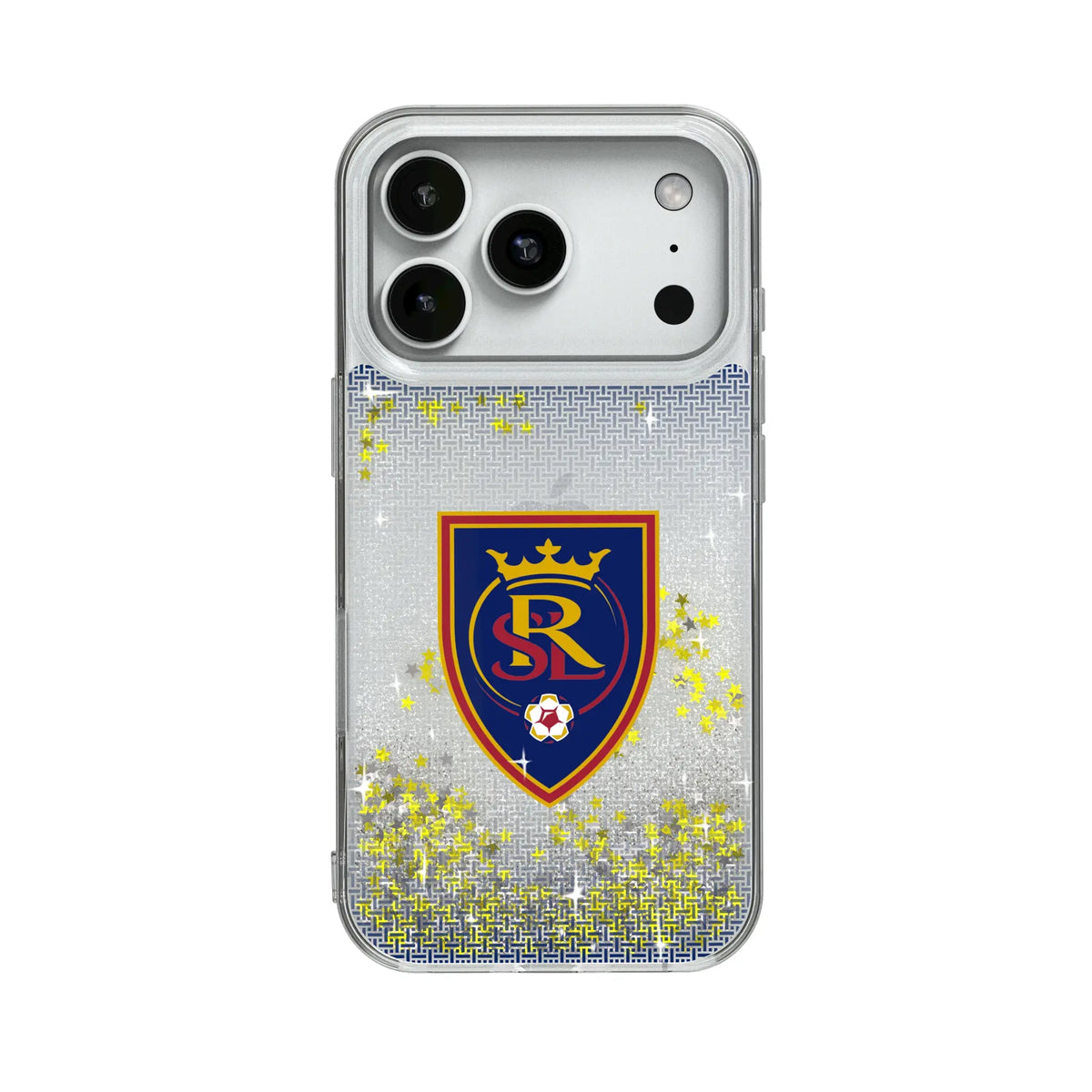 Real Salt Lake Linen Glitter Phone Case for Apple iPhone