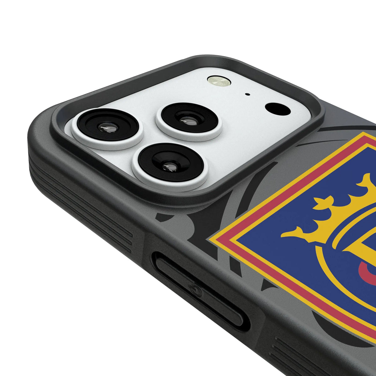 Real Salt Lake Monocolor Tilt iPhone Bump Phone Case for Apple iPhone - Detail#Device_iPhone 18 Pro