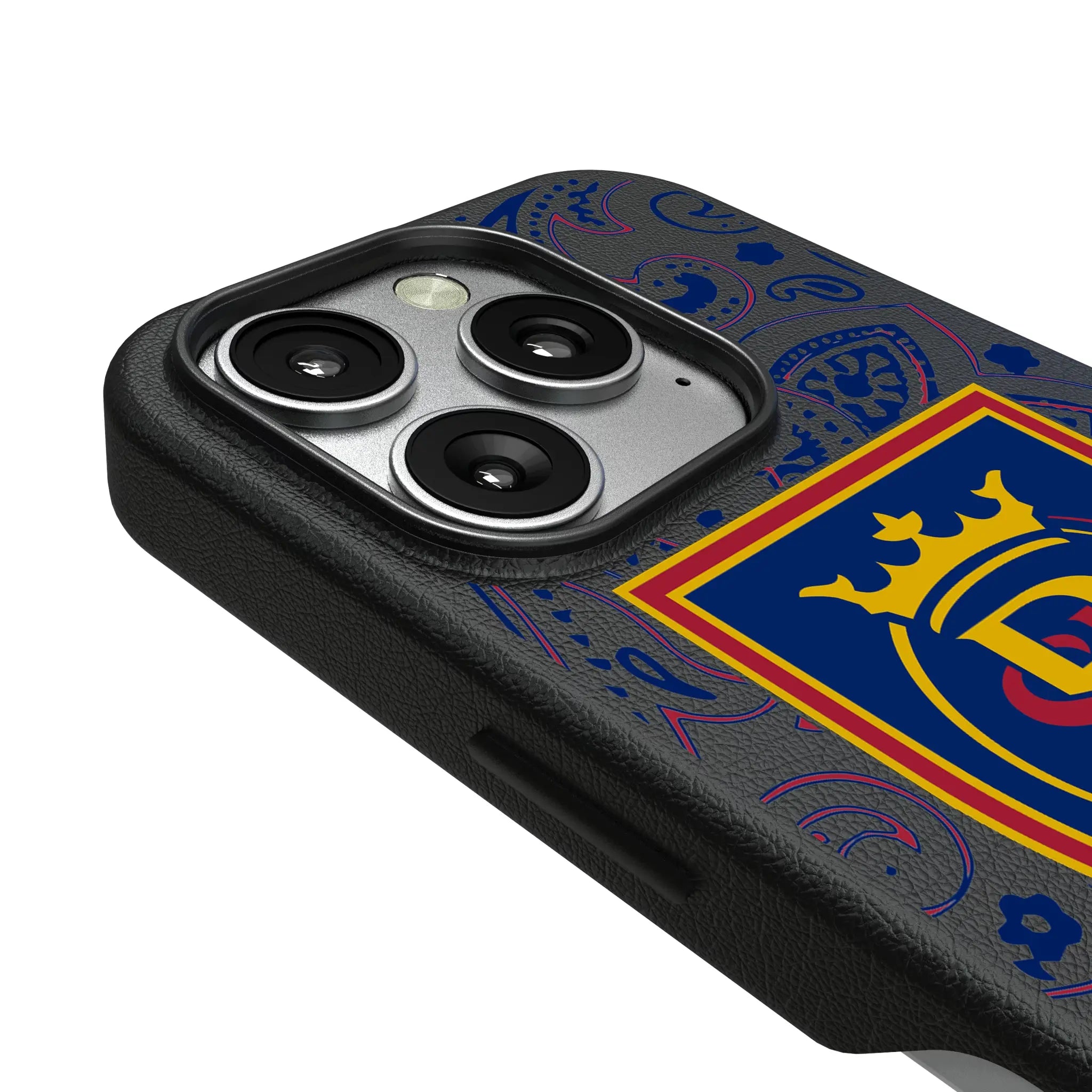 Real Salt Lake Paisley iPhone MagSafe Compatible Phone Case for Apple iPhone - Detail
