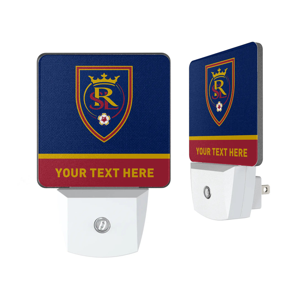 Real Salt Lake Personalized Endzone Solid Night Light 2-Pack