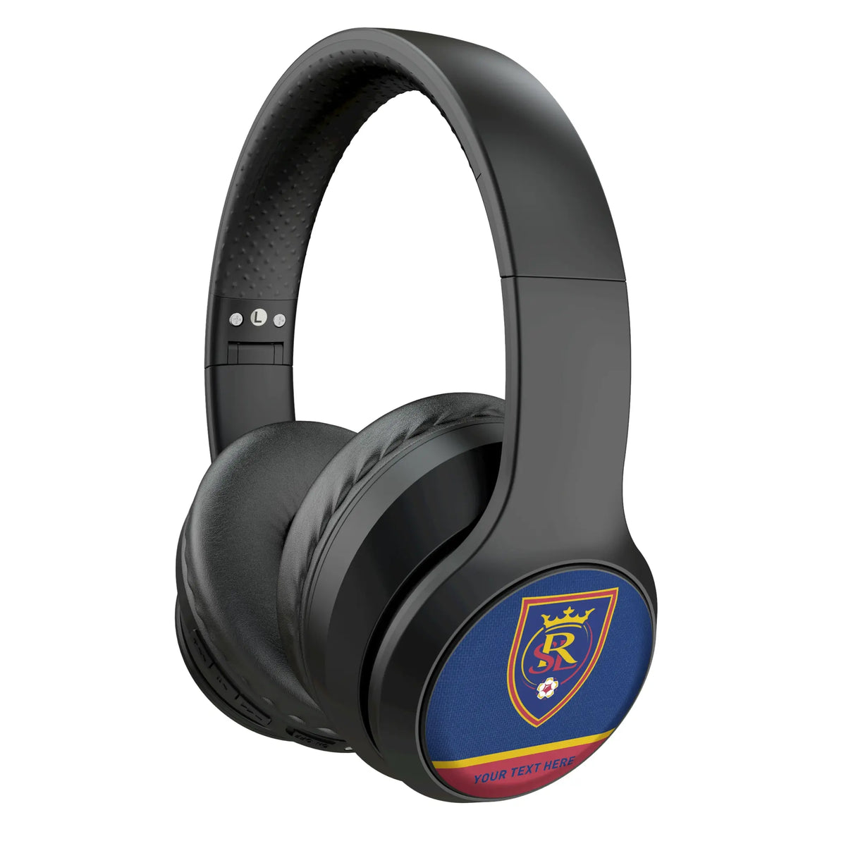 Real Salt Lake Personalized Endzone Solid Wireless Over-Ear Headphones With Case