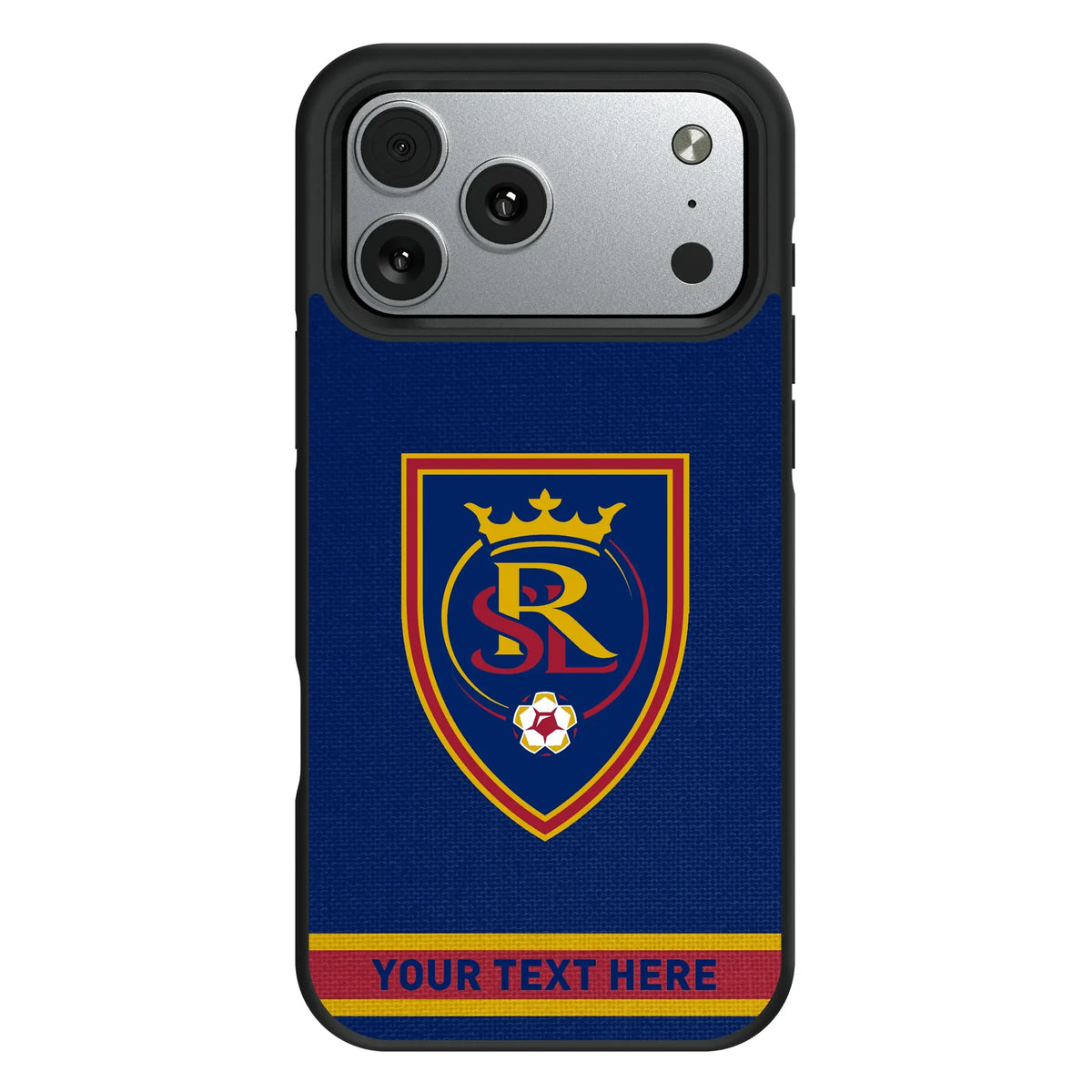 Real Salt Lake Personalized Stripe iPhone Bump Phone Case for Apple iPhone#Device_iPhone 17 Pro Max