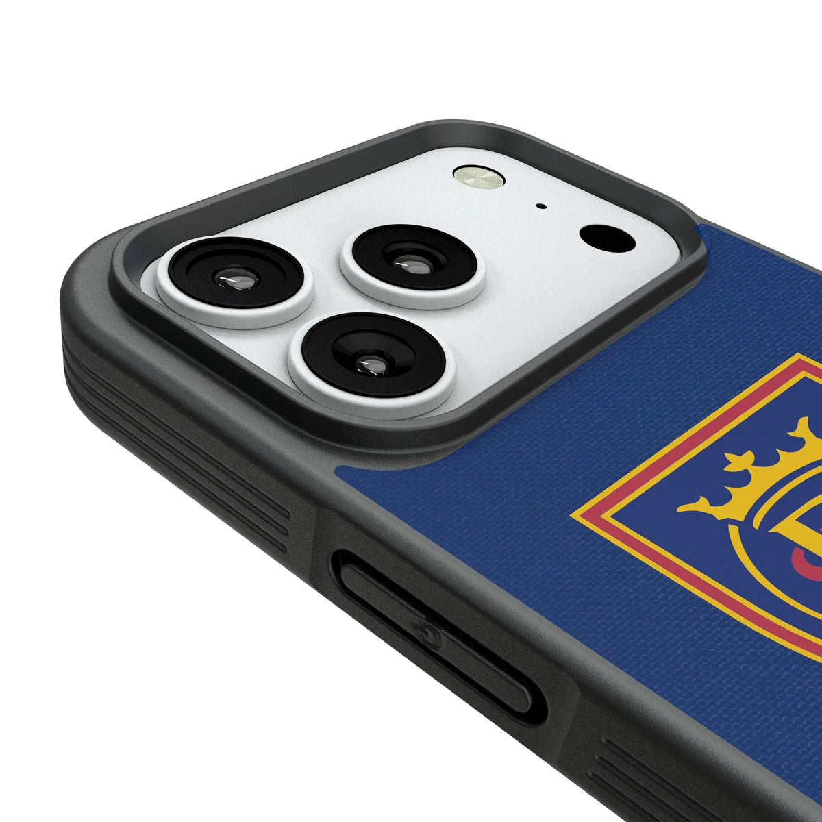 Real Salt Lake Personalized Stripe iPhone Bump Phone Case for Apple iPhone - Detail#Device_iPhone 18 Pro